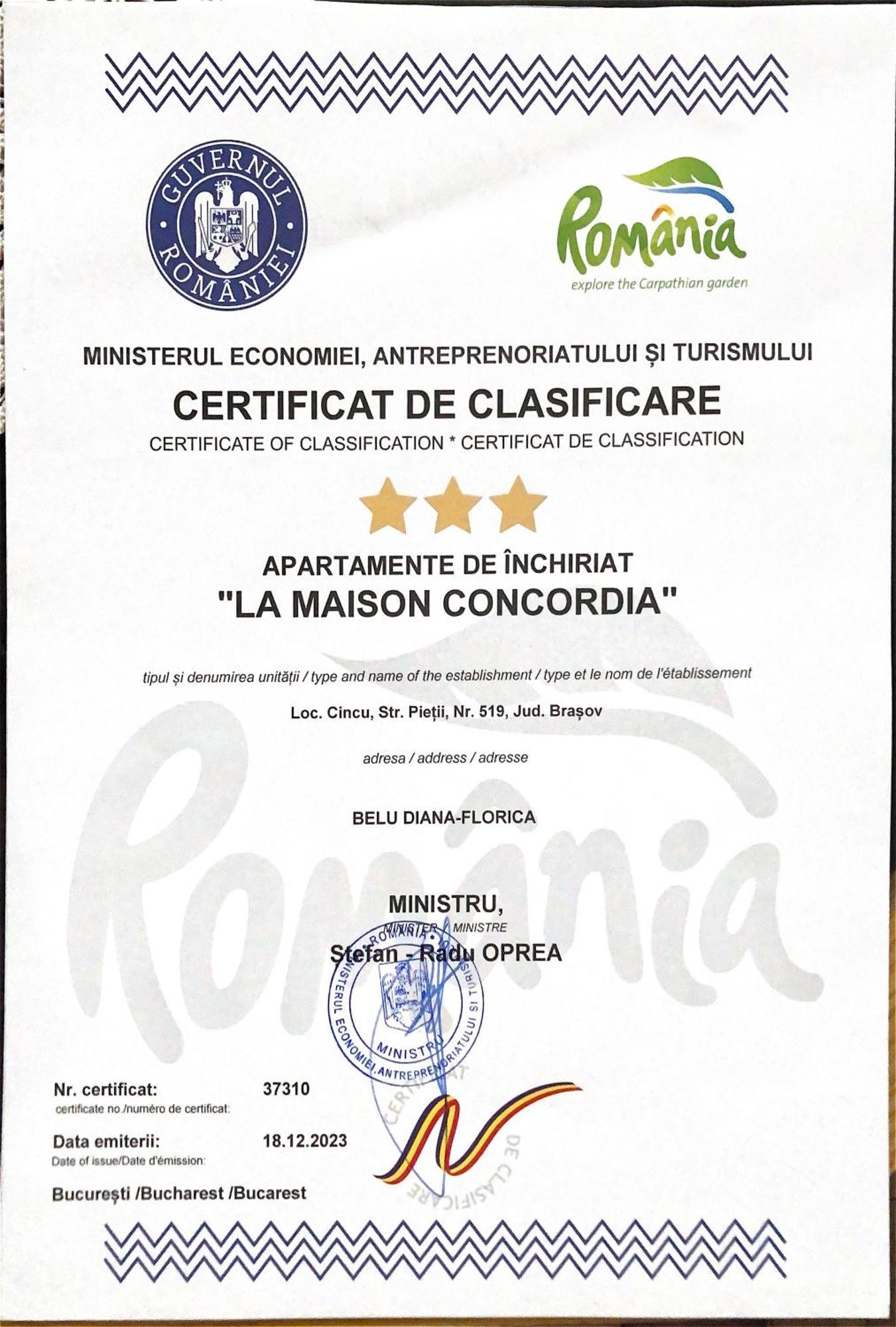 ,, La Maison Concordia " Cincu Bagian luar foto